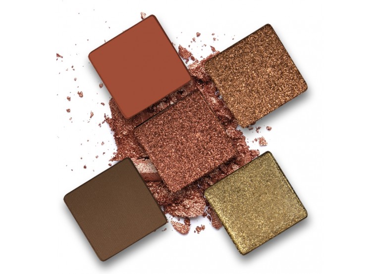 Grigi Pro Palette Metallic Shimmer Eyeshadow Palette 5 Colours