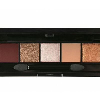 Grigi Pro Palette No 510 Metallic Eyeshadow Palette 5 Colours The Nude Smokey