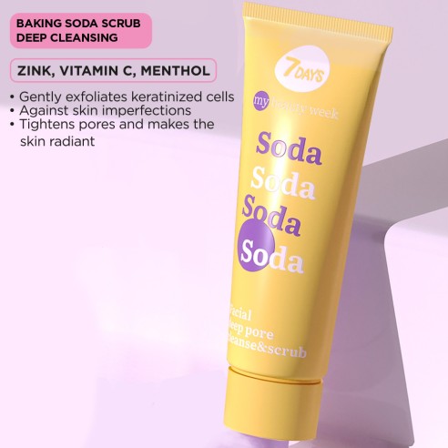 7DAYS MB Soda Facial Deep Pore Cleanse Scrub